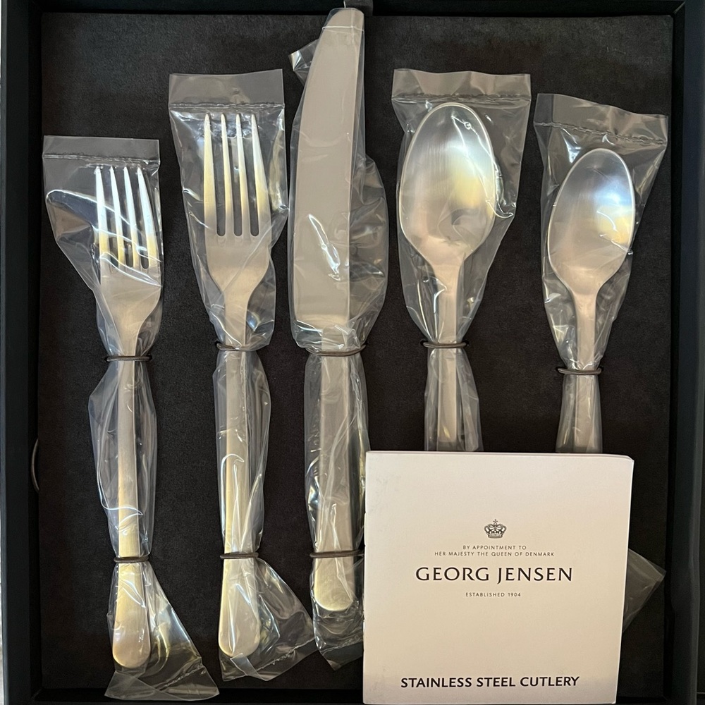 Georg Jensen 5-Piece Flatware Set